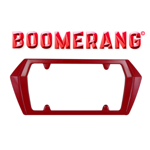 C8 Corvette Stingray Boomerang License Plate Frame, Color Matched